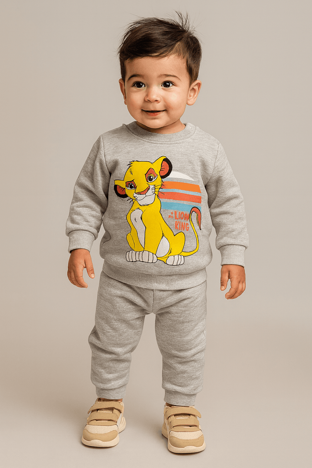 Ensemble sweat et pantalon imprimé lion — 2