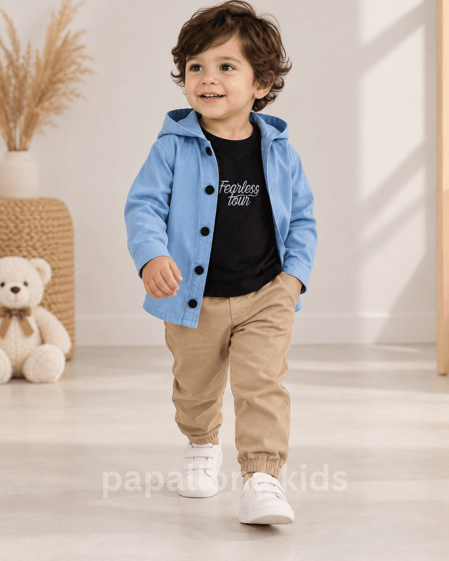 Ensemble garçon Fearless chic 3 pièces à capuche