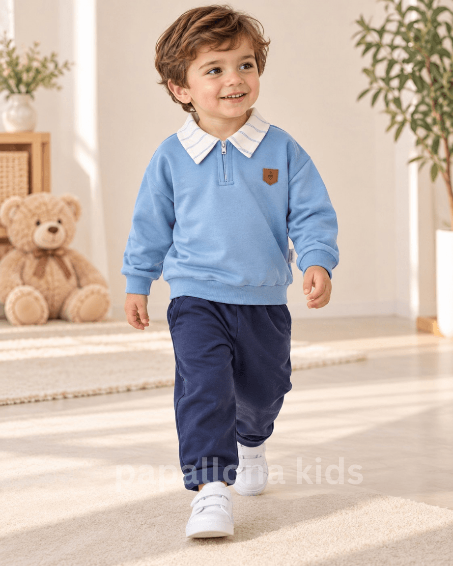 Ensemble garçon polo et pantalon 2 pièces — 2