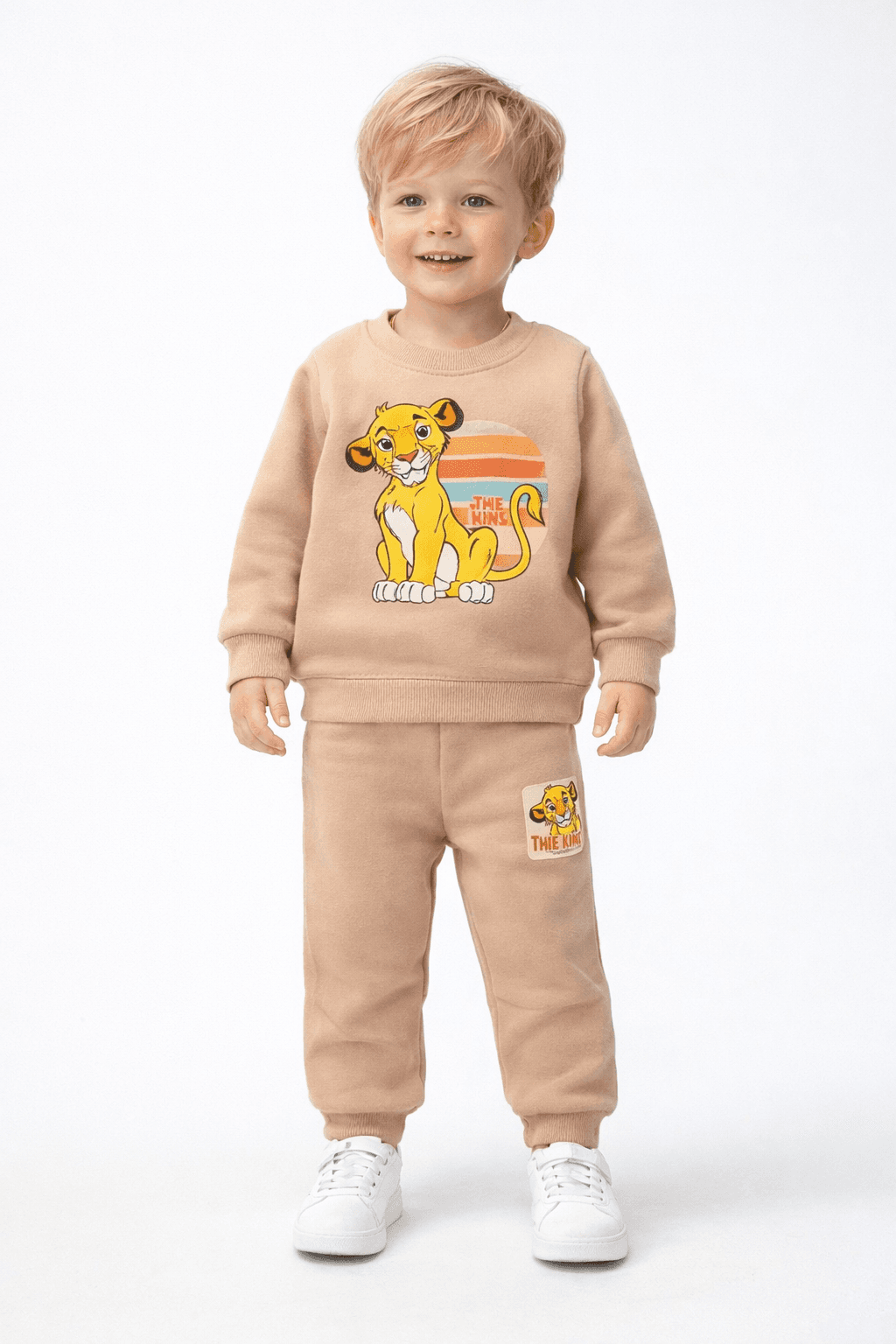 Ensemble sweat et pantalon imprimé lion — 3