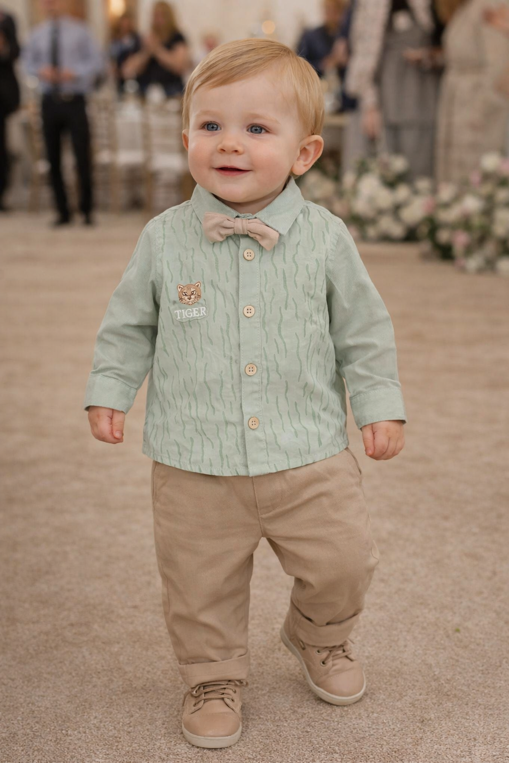 Ensemble deux pièces chemise et pantalon pour bébé garçon