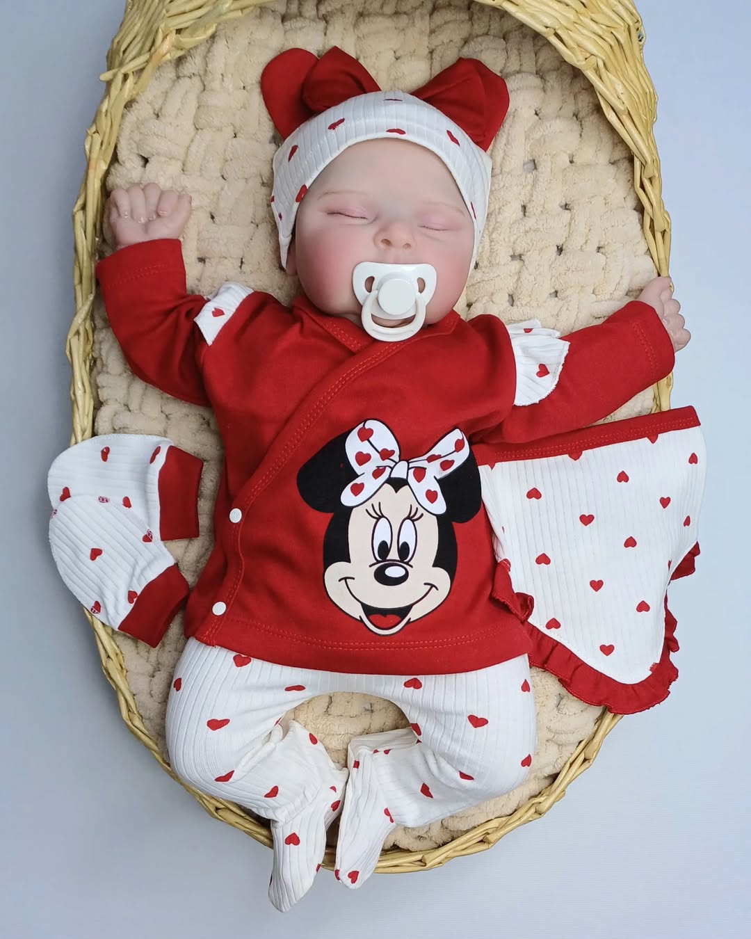 Ensemble en coton pour nouveau-né fille – Minnie Mouse