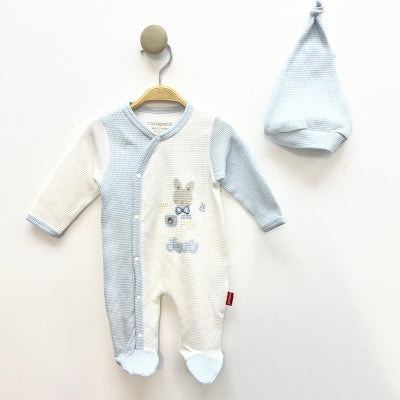 طقم مواليد من القطن الفاخر لإطلالة مريحة ودافئة